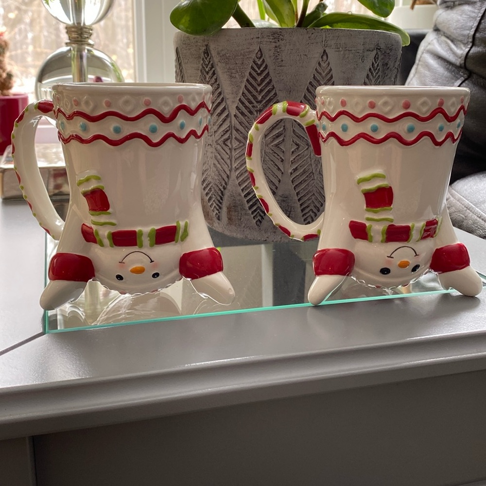 Snowman mugs